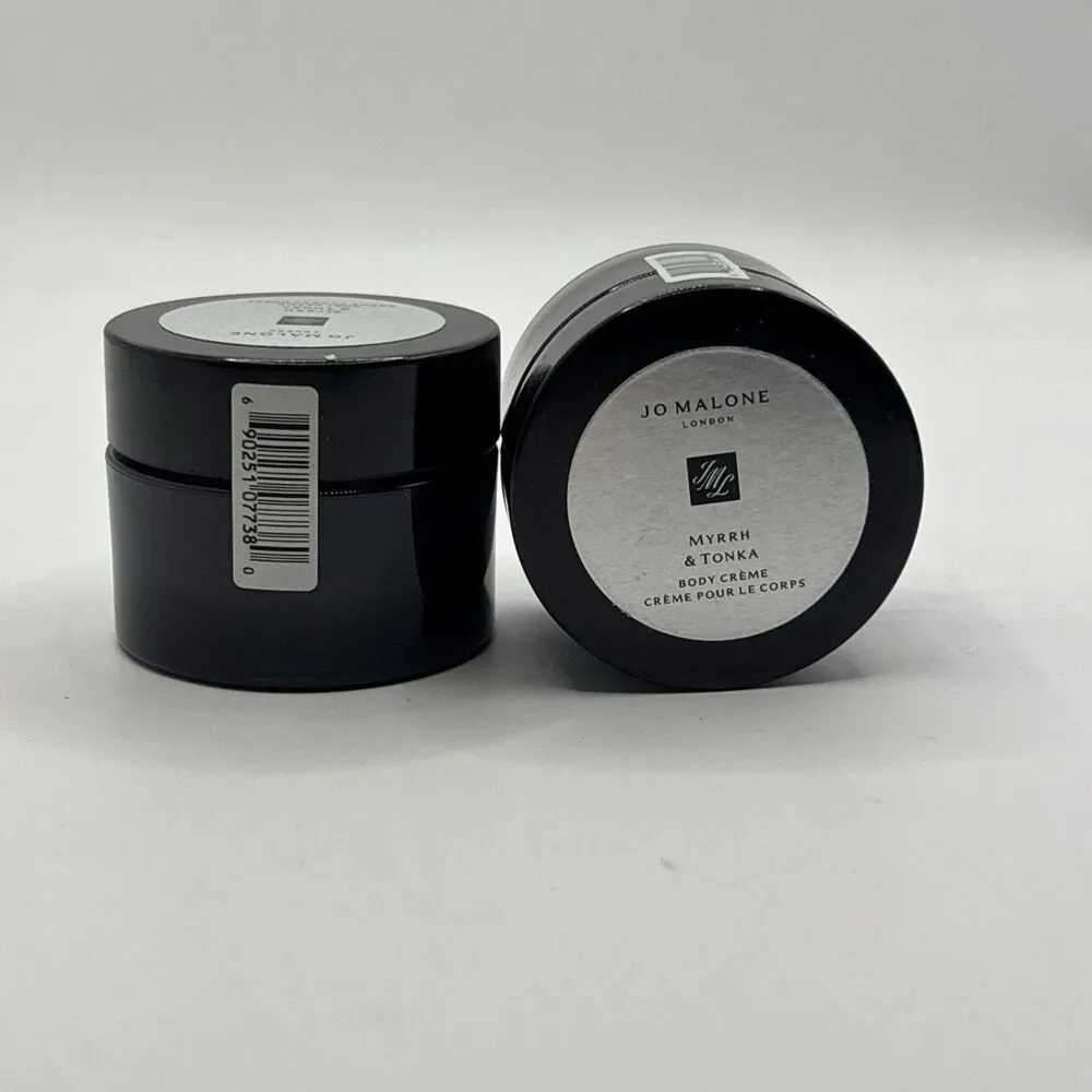 2 Jo Malone MYRRH & TONKA Body Creme 1 Oz 30 mL TOTAL Mini Travel Size